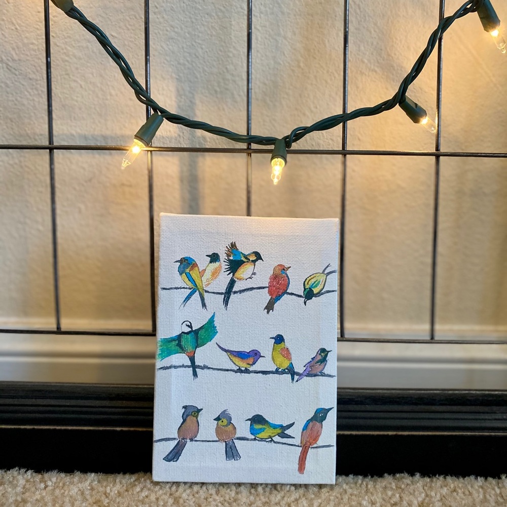 🔴🔴Birds painting🔴🔴 - Picture 2 of 4